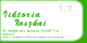 viktoria noszkai business card